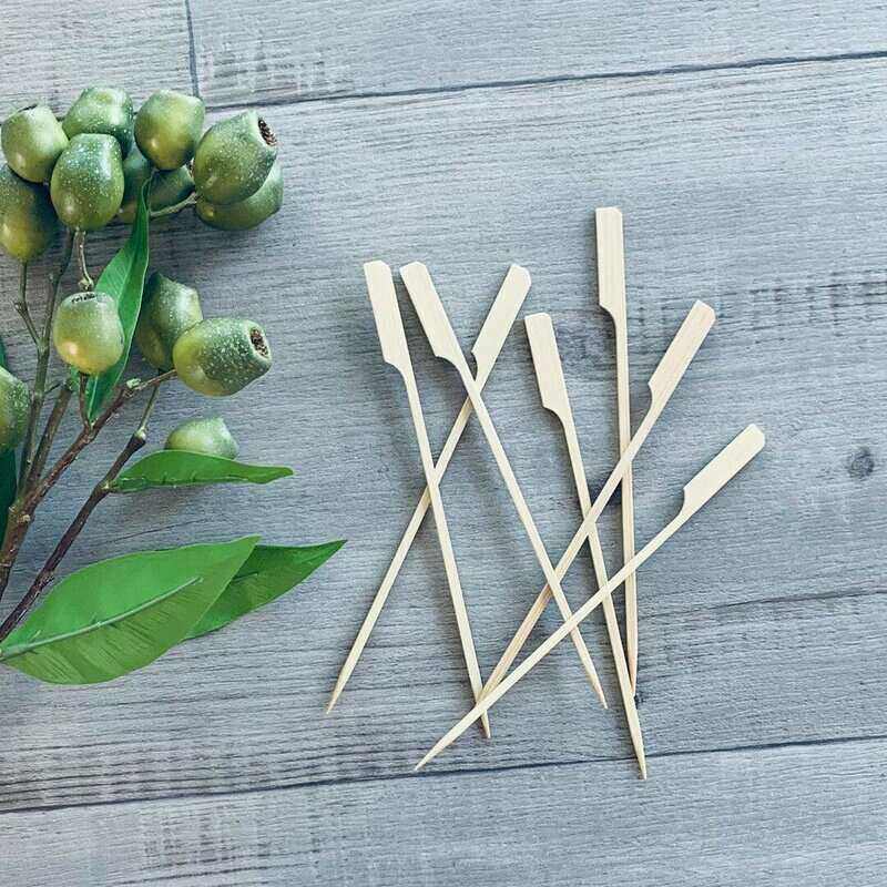 Premium Bamboo Boat Oar Skewer 180mm - centaur packaging