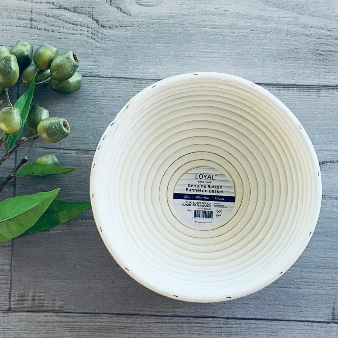 Rattan Proofing Basket Round - centaur packaging