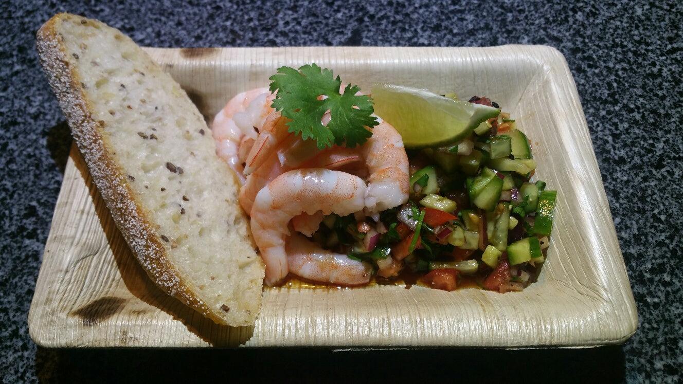 Rectangle Palm Leaf Plate 6.5" x 4.5" Small - Pack of 25 - centaur packaging