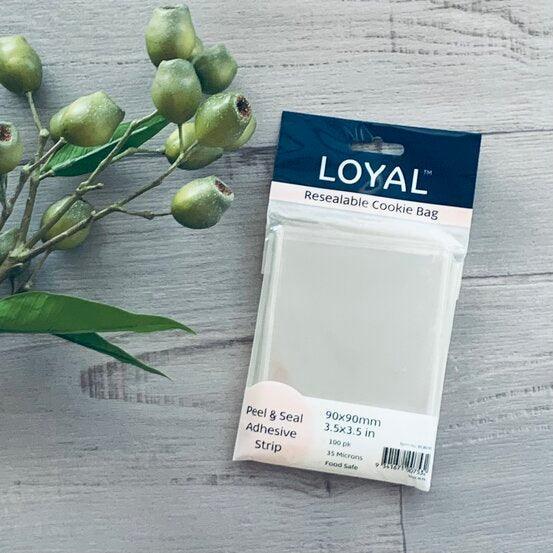 Resealable Cookie Bag 9cm x 9cm - centaur packaging