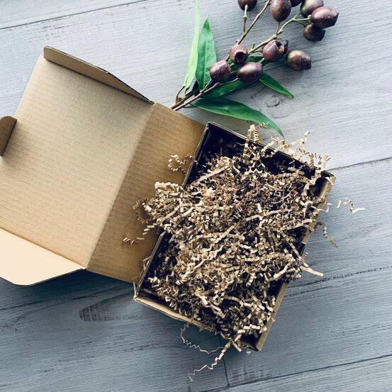 Shredded Paper Food Grade Brown Kraft 1kg - centaur packaging