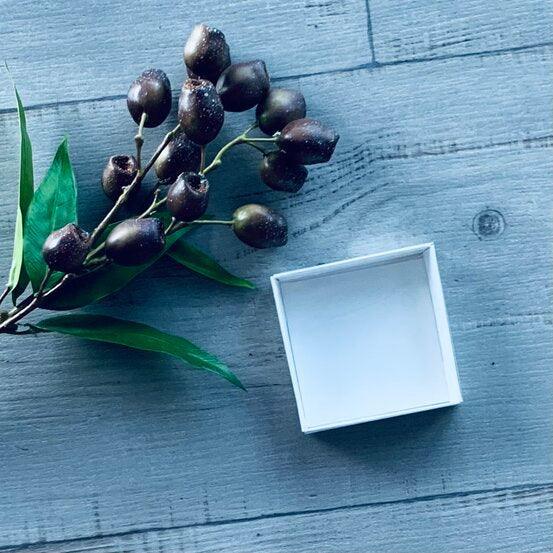 Single Box Biscuit - Bonbonnieres - White - centaur packaging