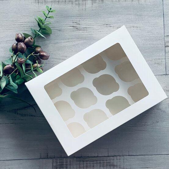 Slim 12 Cupcake Box with Insert - centaur packaging