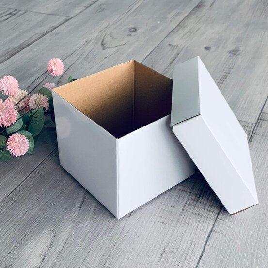 Small Gift Box with Lid-White - centaur packaging