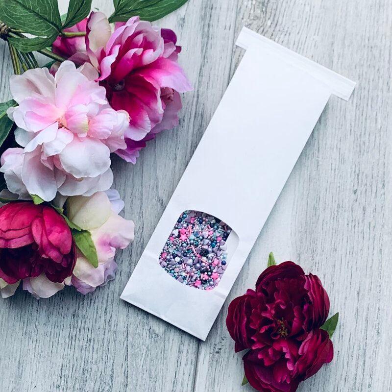 Small White Tin Tie Bag- Pack of 50 - centaur packaging