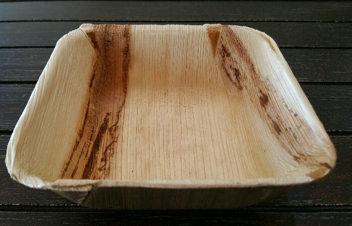 Square Palm Leaf Bowl 5.5" Small - Pack of 25 - centaur packaging