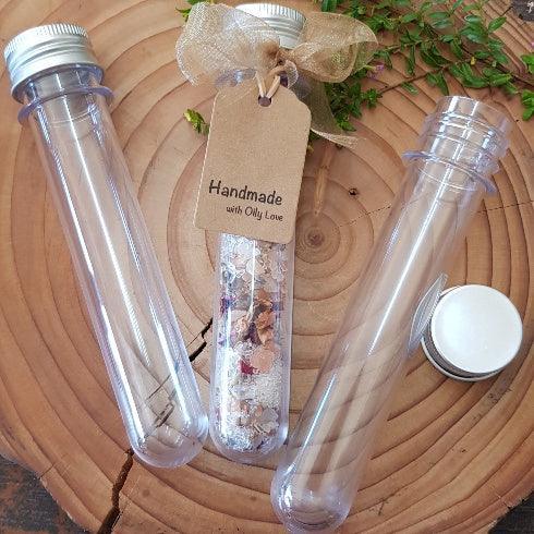 Clear PET Test Tube - 50ml - centaur packaging