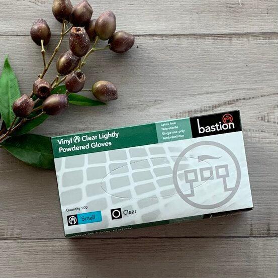 Vinyl Gloves Lightly Powdered - Small - centaur packaging