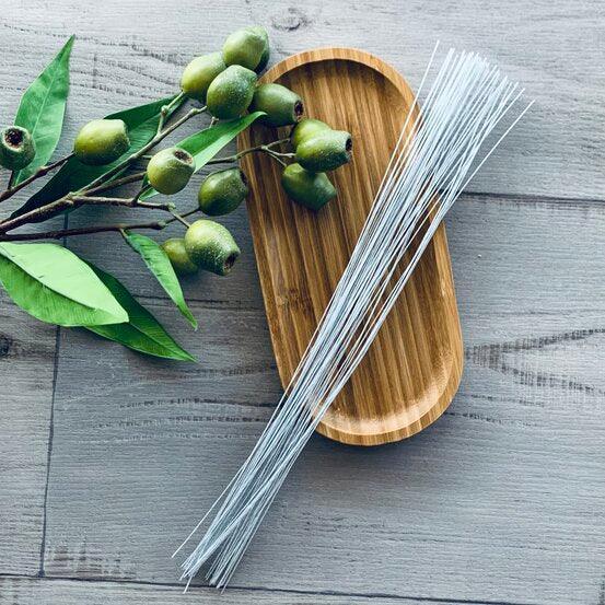 White Floral Wire - 24g Pack of 50 - centaur packaging