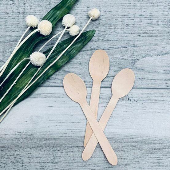 Wooden Bamboo Spoon pack 100 - centaur packaging