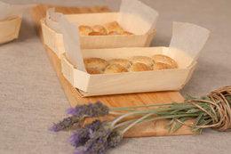 Bake-n-serve Bamboo wooden baking molds offer rustic eco-charm. - centaur packaging