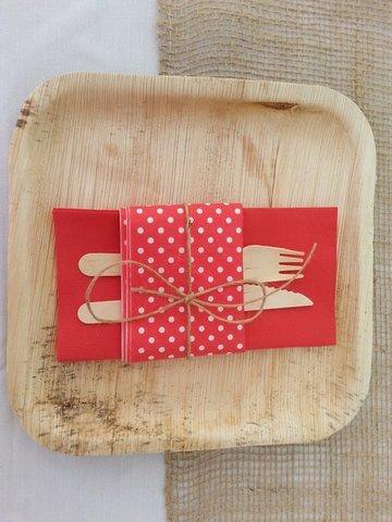 Personalised Bamboo Disposable Cutlery - centaur packaging