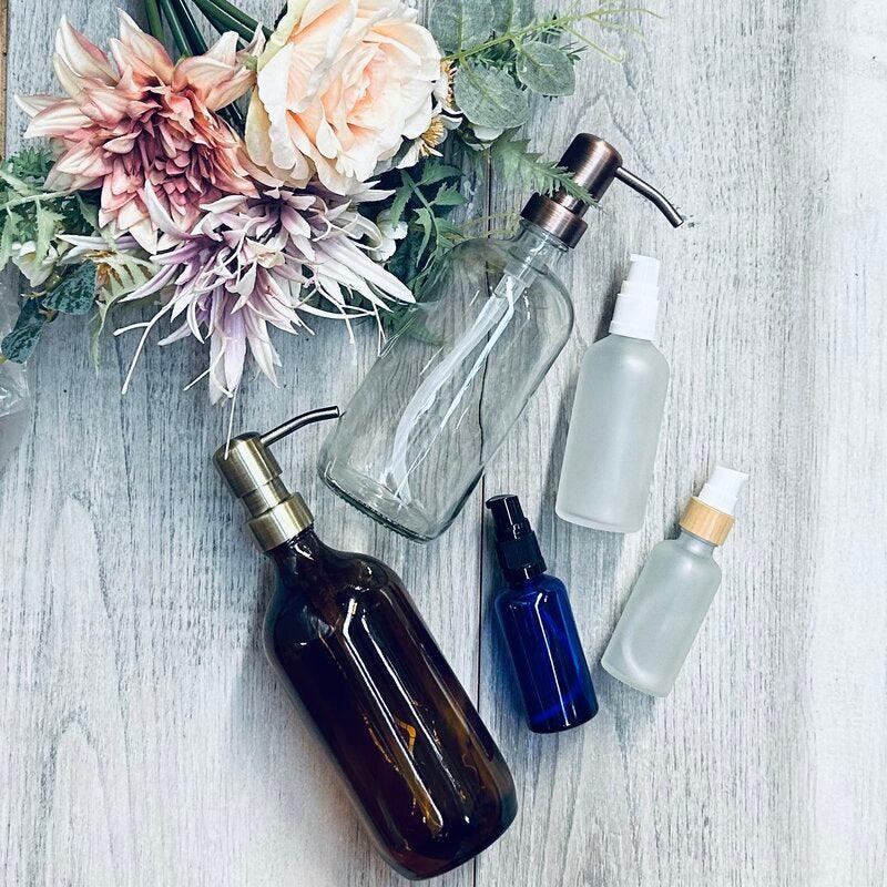 Glass Pump Bottles - centaur packaging