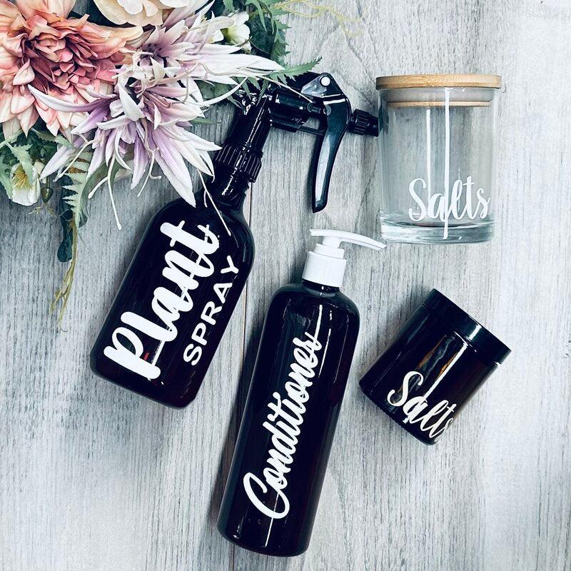Labelled Products including Misters, Pumps & Jars – Centaur Packaging