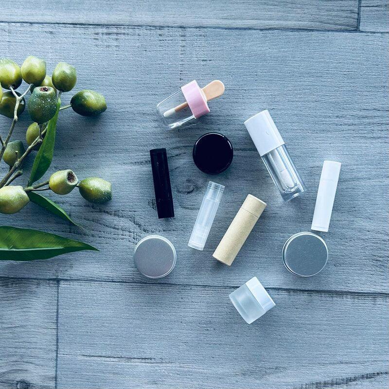 lip balm container collection