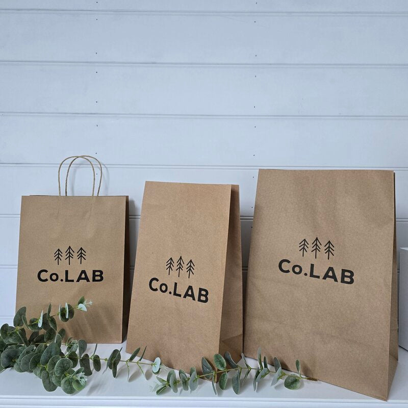 printed brown bag collection