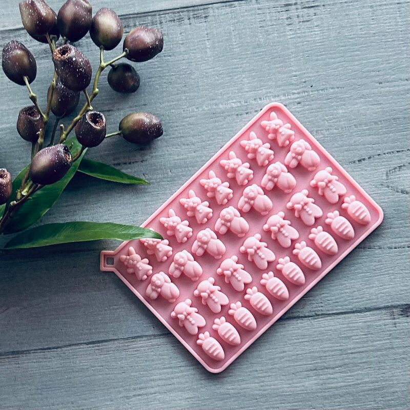 silicone gummies mould rabbits