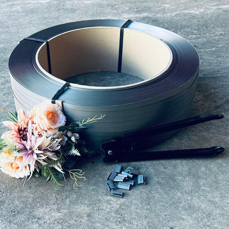 Steel strapping is used to join and secure different materials ...