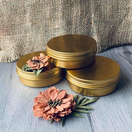 100gm Gold Aluminium tin - centaur packaging