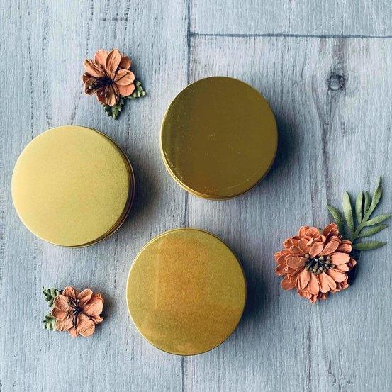 100gm Gold Aluminium tin - centaur packaging