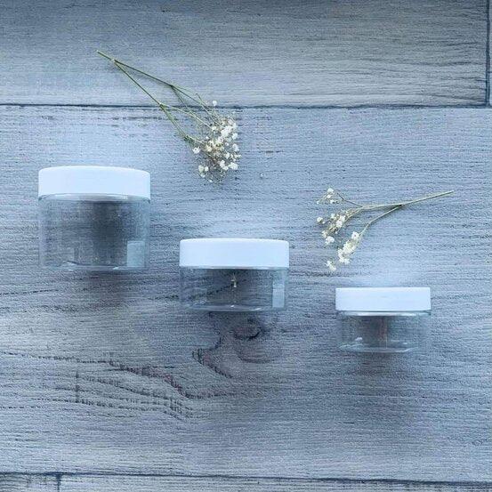 100ml PET Jar with White Lid - centaur packaging