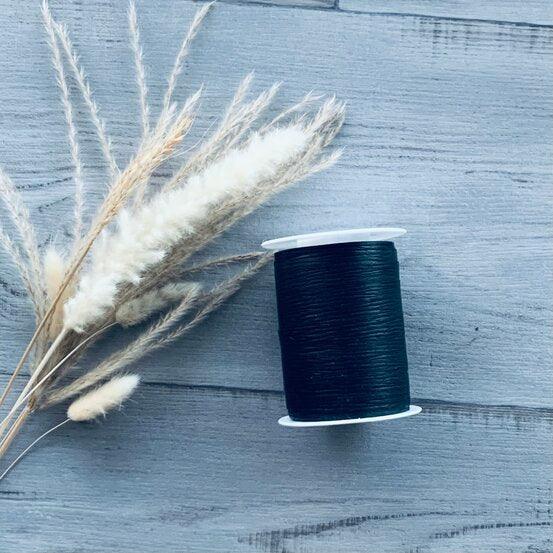 10mm Matt Paper Ribbon-Black-250mt - centaur packaging