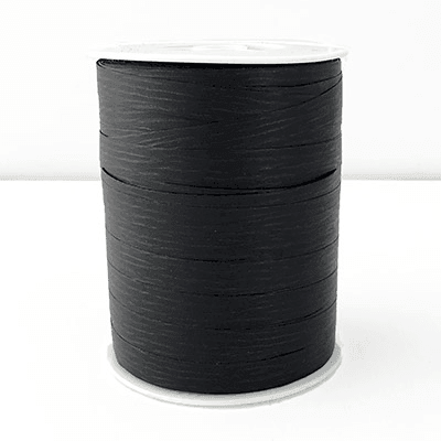 10mm Matt Paper Ribbon-Black-250mt - centaur packaging