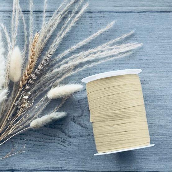 10mm Matt Paper Ribbon-Natural-250mt - centaur packaging