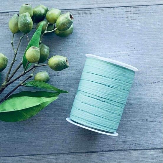 10mm Matt Paper Ribbon - River Gum - centaur packaging