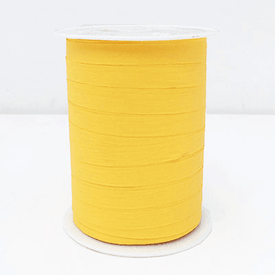 10mm Matt Paper Ribbon - Yellow - centaur packaging