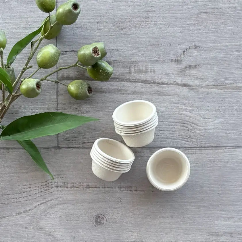 30ml Natural Plant Fibre Sauce BioCup