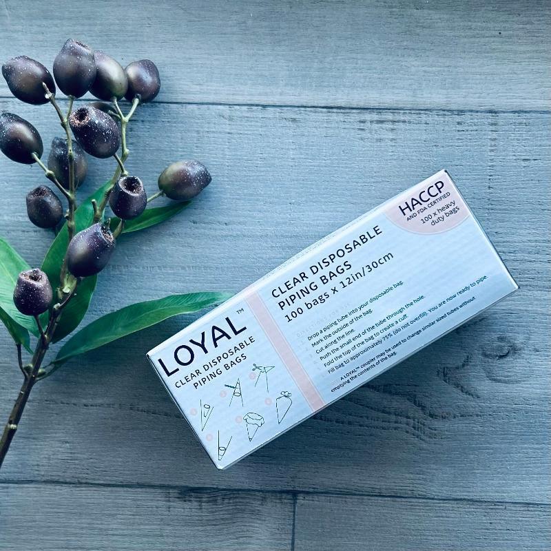 12inch clear piping bag 100 pack loyal brand