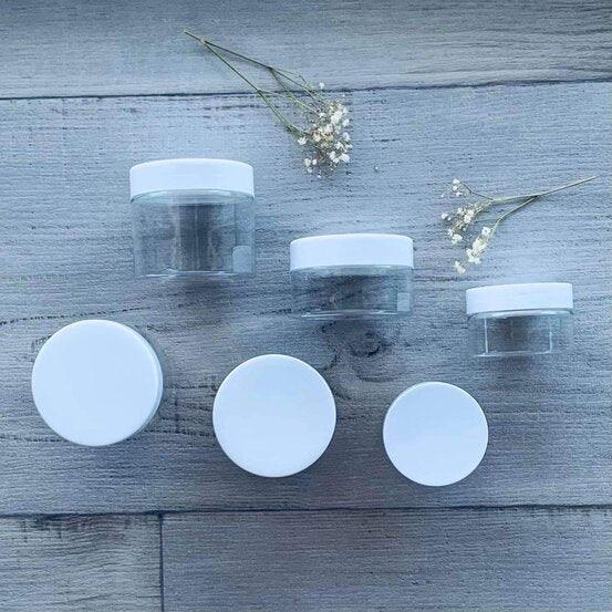 150ml PET Jar with White Lid - centaur packaging