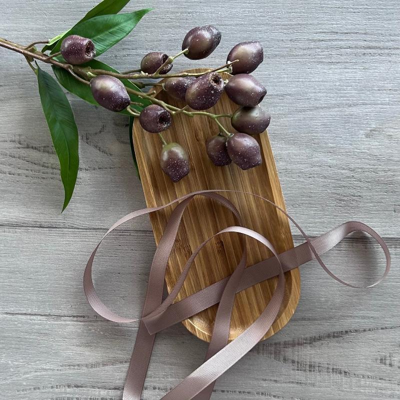 15mm grosgrain ribbon latte 20mt