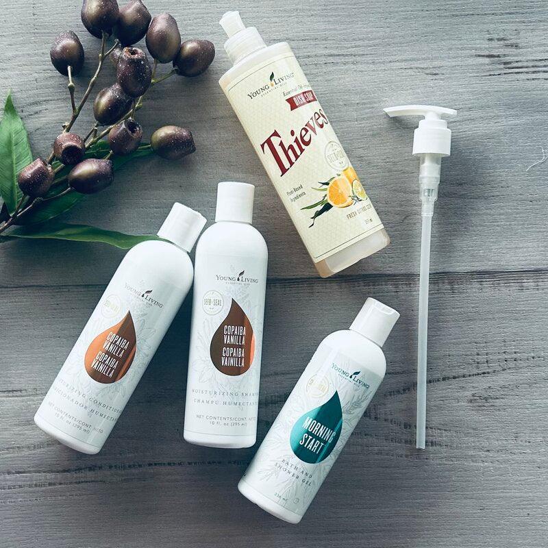 24mm white pump to suit young living bottles