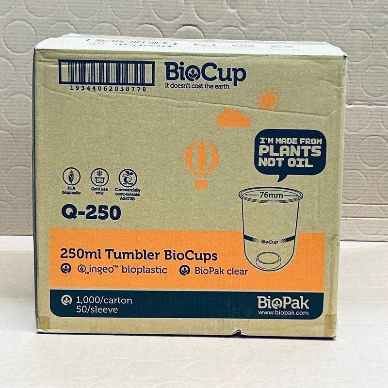 250ml Bio Clear Tumbler - Pack of 50 - Centaur Packaging