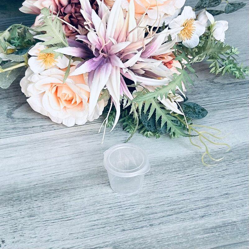 25ml sauce cup with hinge lid