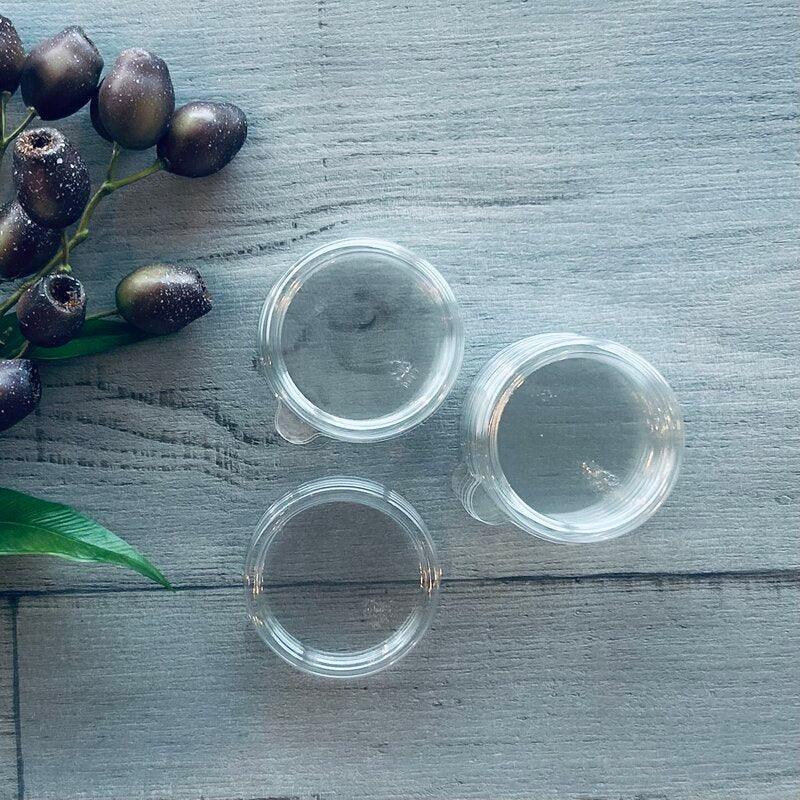 2oz Clear PET Lid - Pack of 50 - centaur packaging