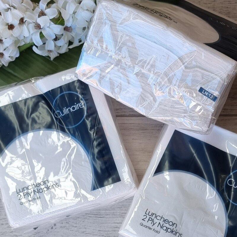 2Ply Lunch Napkins White - centaur packaging