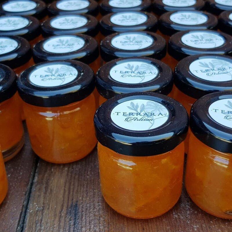 40ml Clear Jam Jar - Black Lid - centaur packaging