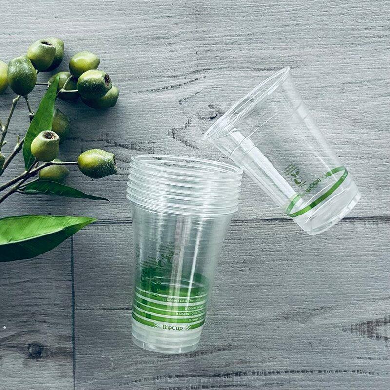 500ml clear bio cup stack