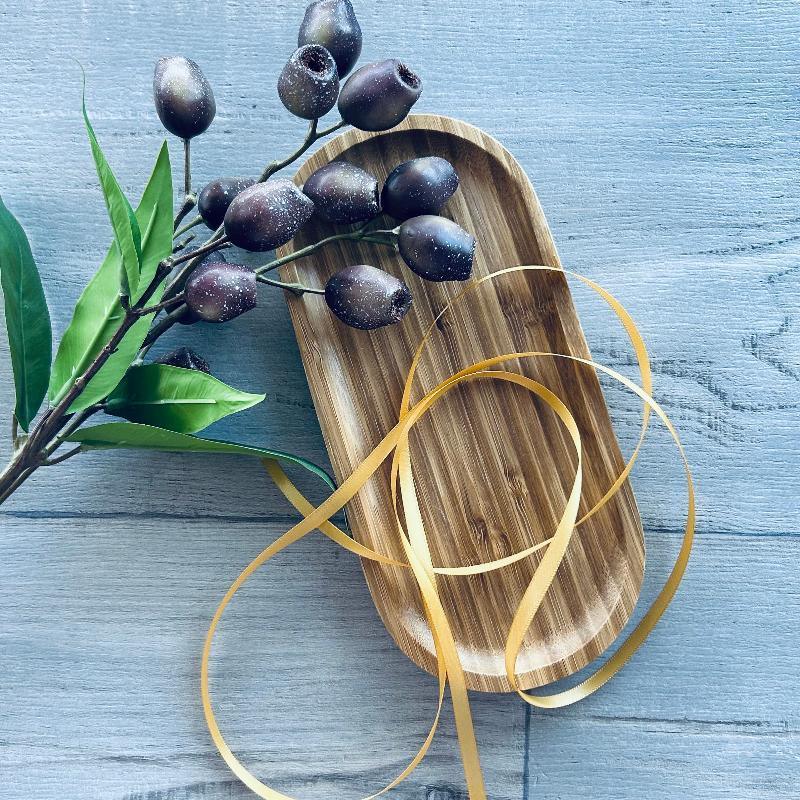 6mm double faced satin ribbon gold