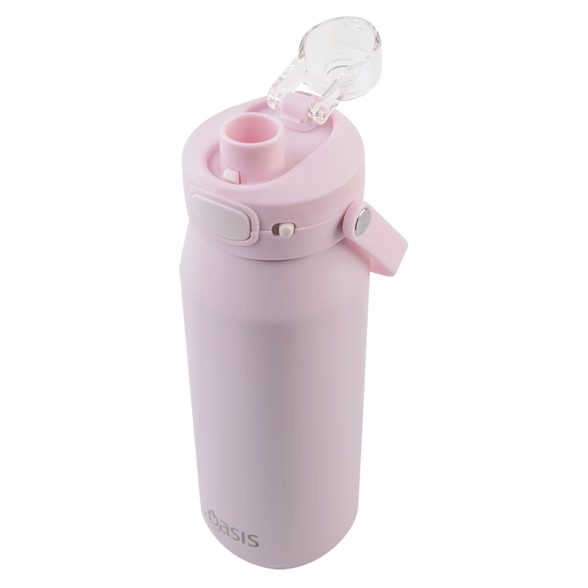 Oasis Ceramic Lined S/S Capri Drink Bottle - Pink Lemonade