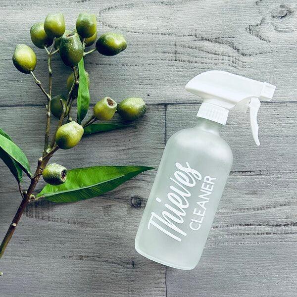 Labeled Frosted 500ml Thieves Cleaner