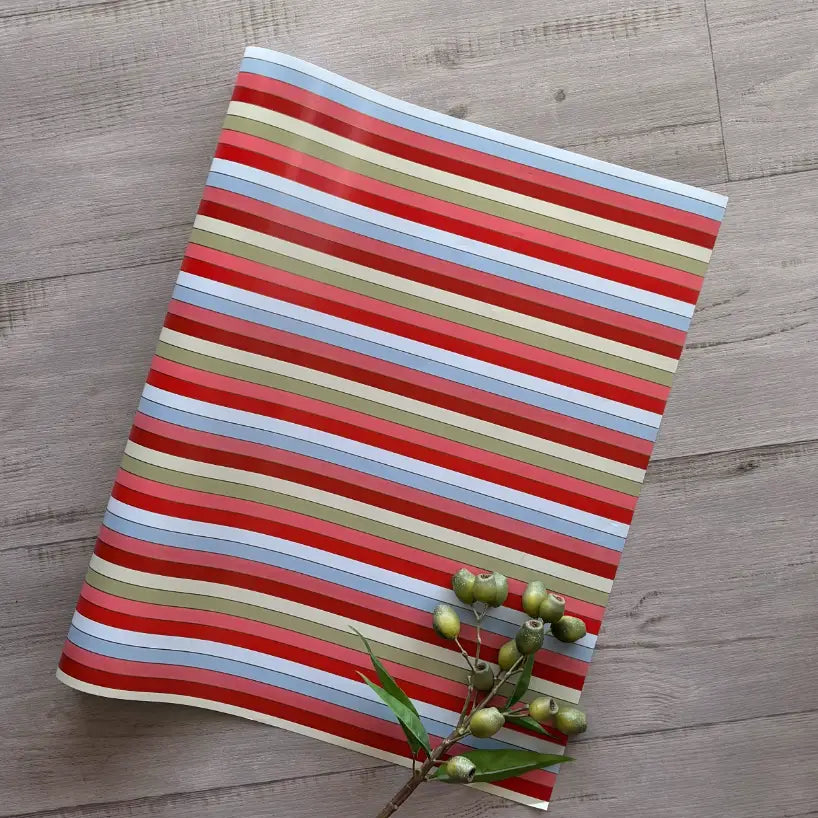 Wrapping Paper - Merry Stripes 60CM X 40MT