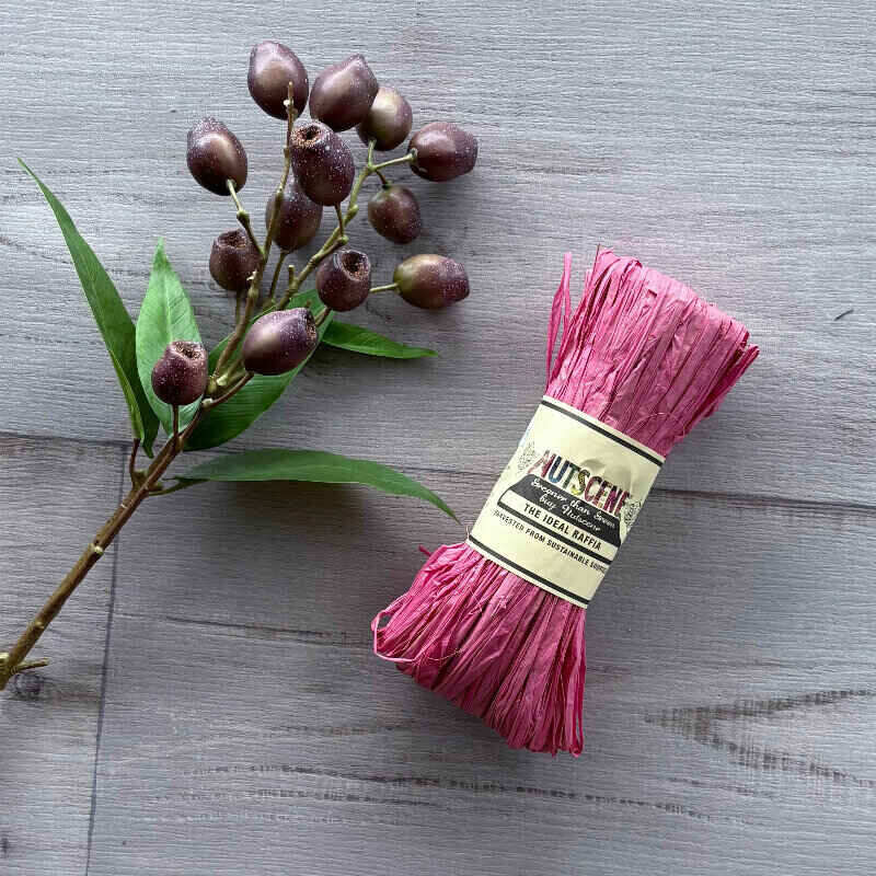 Raffia for Weaving in Pink- Centaur Packaging
