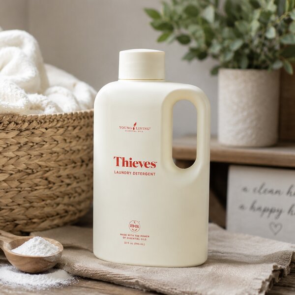 A low Tox Laundry Soap from the thieves range Young Living