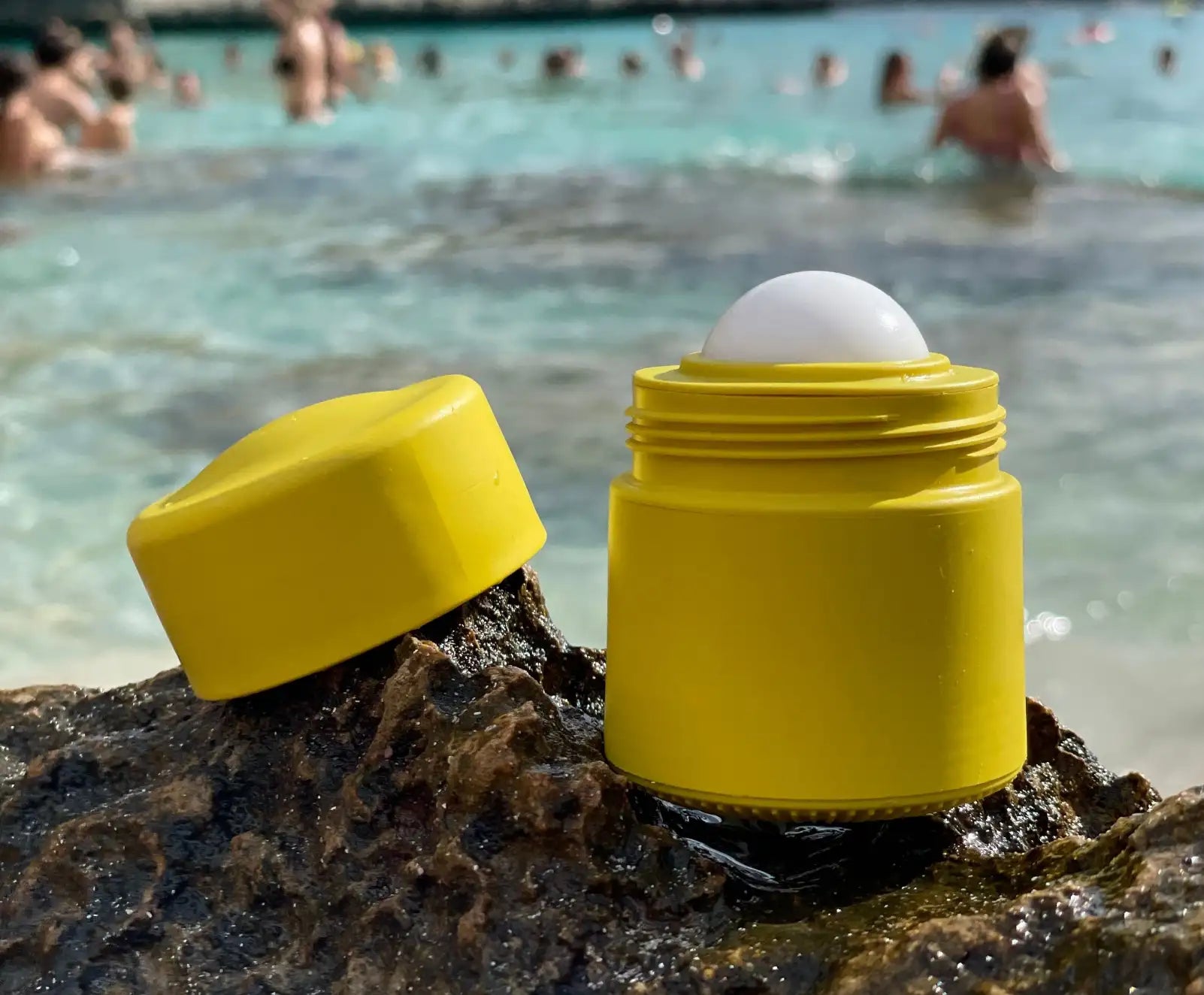 Solmates Roll-on Applicator 50ml - Sunshine Yellow ON ROCKS