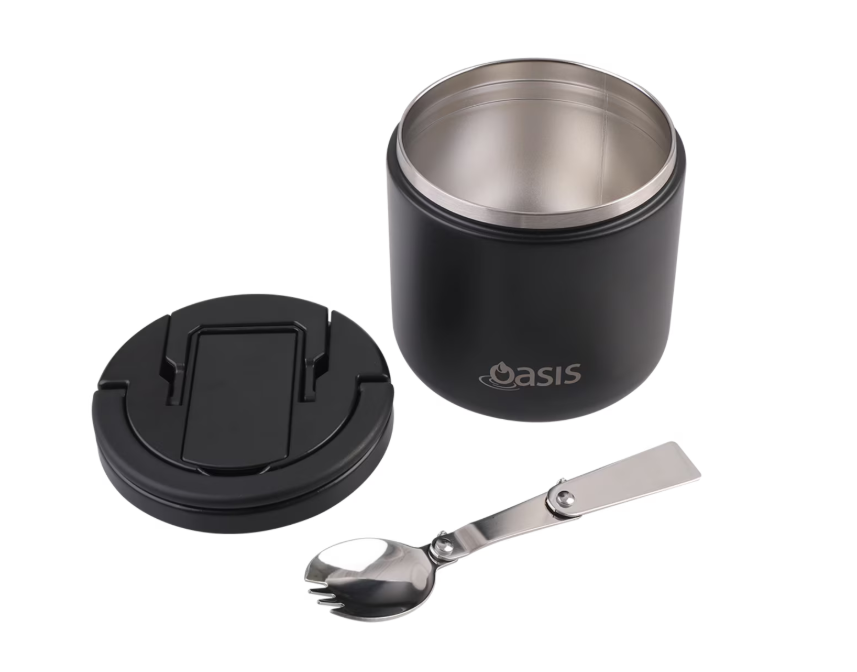 black oasis food flask 500ml