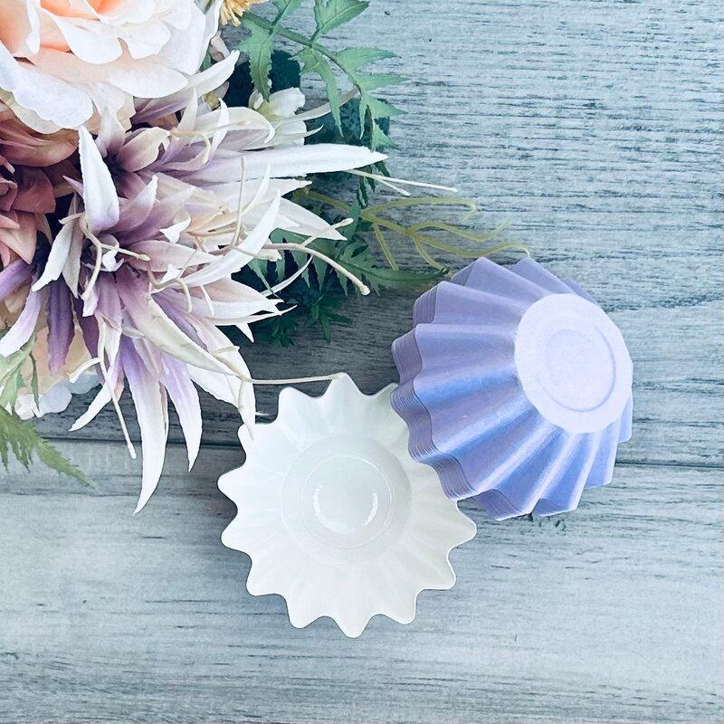 Bloom Cupcake Cups 24pk - Pastel Lilac - centaur packaging